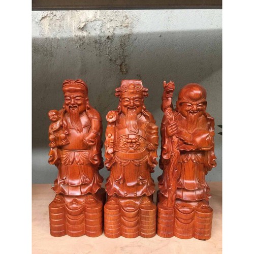 Bộ tam đa gỗ hương 40cm